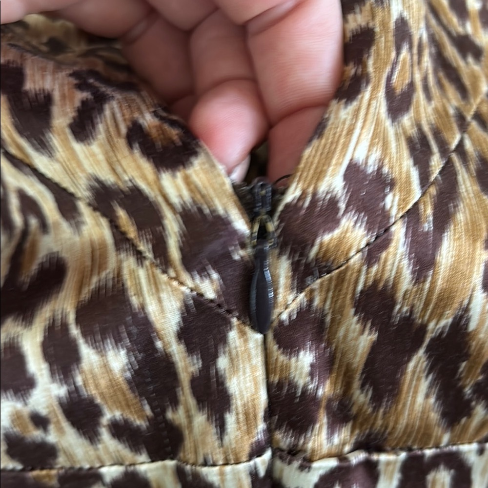 Dolce Gabbana Leopard Print Dress Y2K - Picture 6 of 8